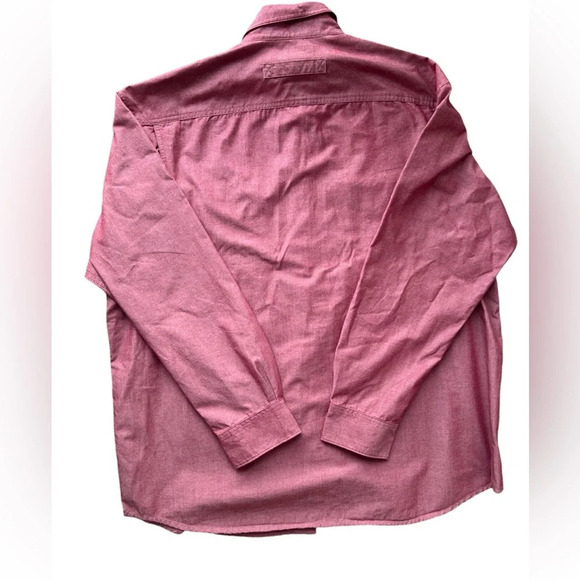 Duluth Trading Co. Men’s Red CoolMax Long Sleeve Button-Down Shirt Size XL - Picture 2 of 3